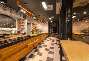 西式蛋糕店門(mén)面室內(nèi)裝修效果圖2018圖片
