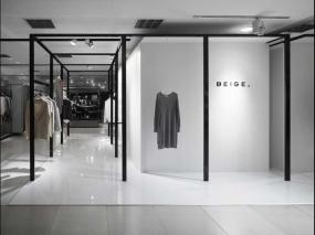 女服裝店室內(nèi)展示架設(shè)計效果圖