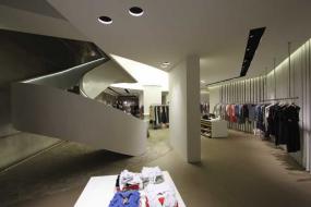 女服裝店室內(nèi)墻壁紙裝修圖片