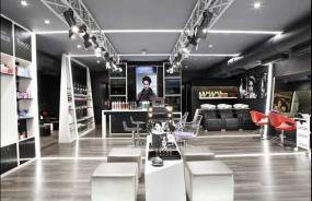 loft風(fēng)高檔美發(fā)店裝修效果圖
