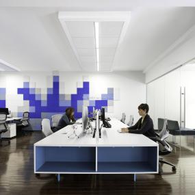 最新個性辦公室室內(nèi)裝飾設計效果圖片