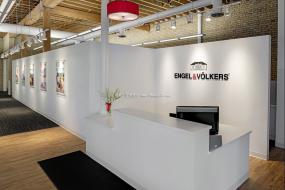 高檔化工企業(yè)公司前臺(tái)裝修圖片大全