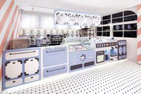 最新冰淇淋店裝修設計圖片
