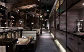 燒烤店設(shè)計裝修效果圖片