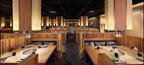 高檔韓國料理店裝修效果圖