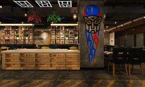 西餐店設(shè)計裝飾效果圖片