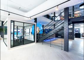娛樂公司辦公室裝修實景圖片