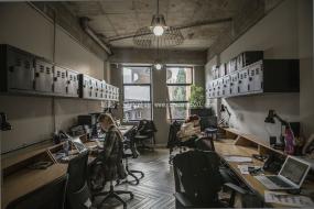 高檔辦公室拼花地板裝修圖片