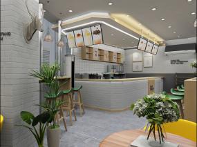 創(chuàng)意奶茶店設(shè)計(jì)裝修圖片