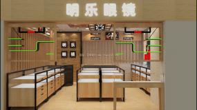 專業(yè)眼鏡店裝修實(shí)景圖片