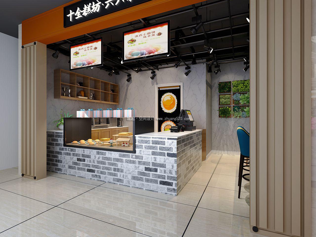 2019年上海蛋糕店裝修效果圖