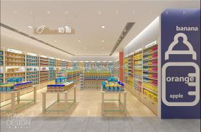 上海母嬰店裝飾效果圖