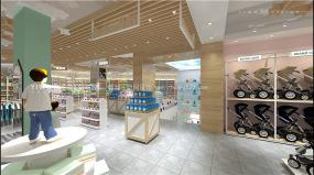 上海母嬰店設(shè)計(jì)裝修效果圖