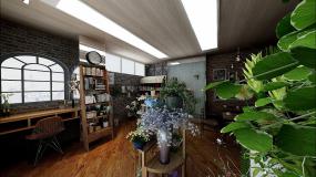 鮮花店裝飾設(shè)計(jì)效果圖