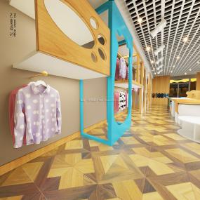 品牌童裝店設(shè)計(jì)裝潢圖片