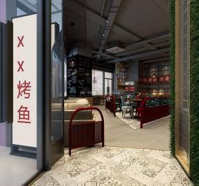 烤魚店裝潢設(shè)計(jì)效果圖片