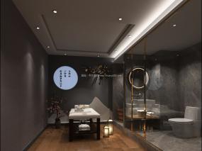 美容spa會所裝潢設(shè)計效果圖片