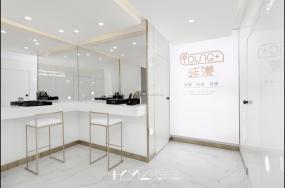 連鎖美發(fā)店裝修高清效果圖