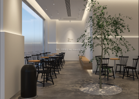 最新奶茶店設(shè)計裝飾效果圖