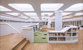 高端圖書館裝修效果圖