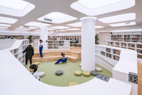 圖書館裝潢設(shè)計(jì)效果圖片