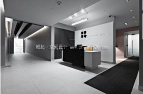 黑白風(fēng)格辦公室設(shè)計裝飾效果圖