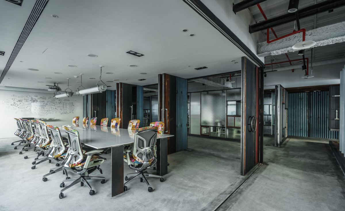 小型辦公室工業(yè)風(fēng)布局設(shè)計(jì)