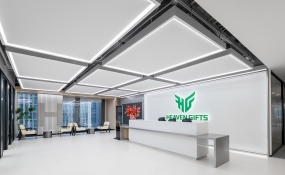 蜂巢型辦公空間設計裝修圖