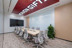 金融辦公室中心設(shè)計裝修方案