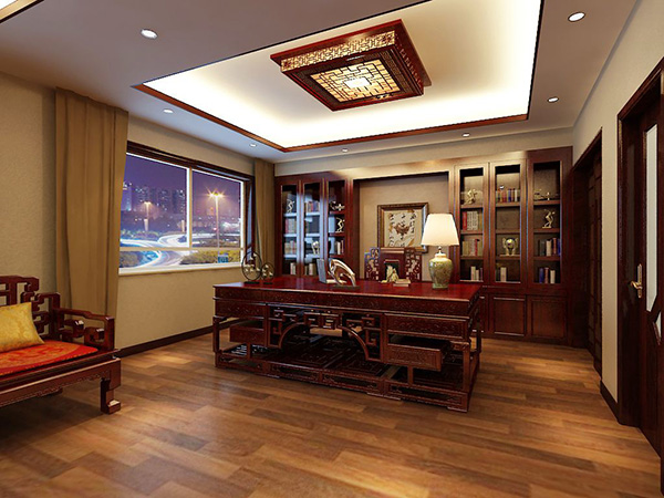 中式<a href=http://www.tt45tt.cn/pictrue/bgs target=_blank class=infotextkey>辦公室裝修效果圖</a>片